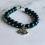 Turquoise Tiger Eye Bead Bracelet - Bodacious Bijous LLC