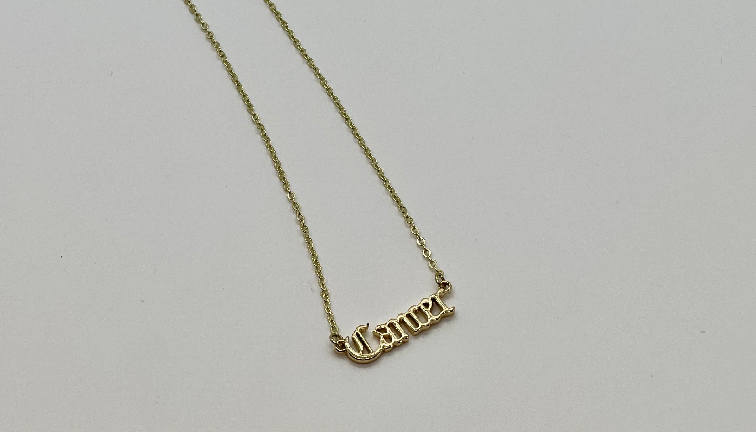 What's Your Sign Zodiac Name Necklace - Bodacious Bijous