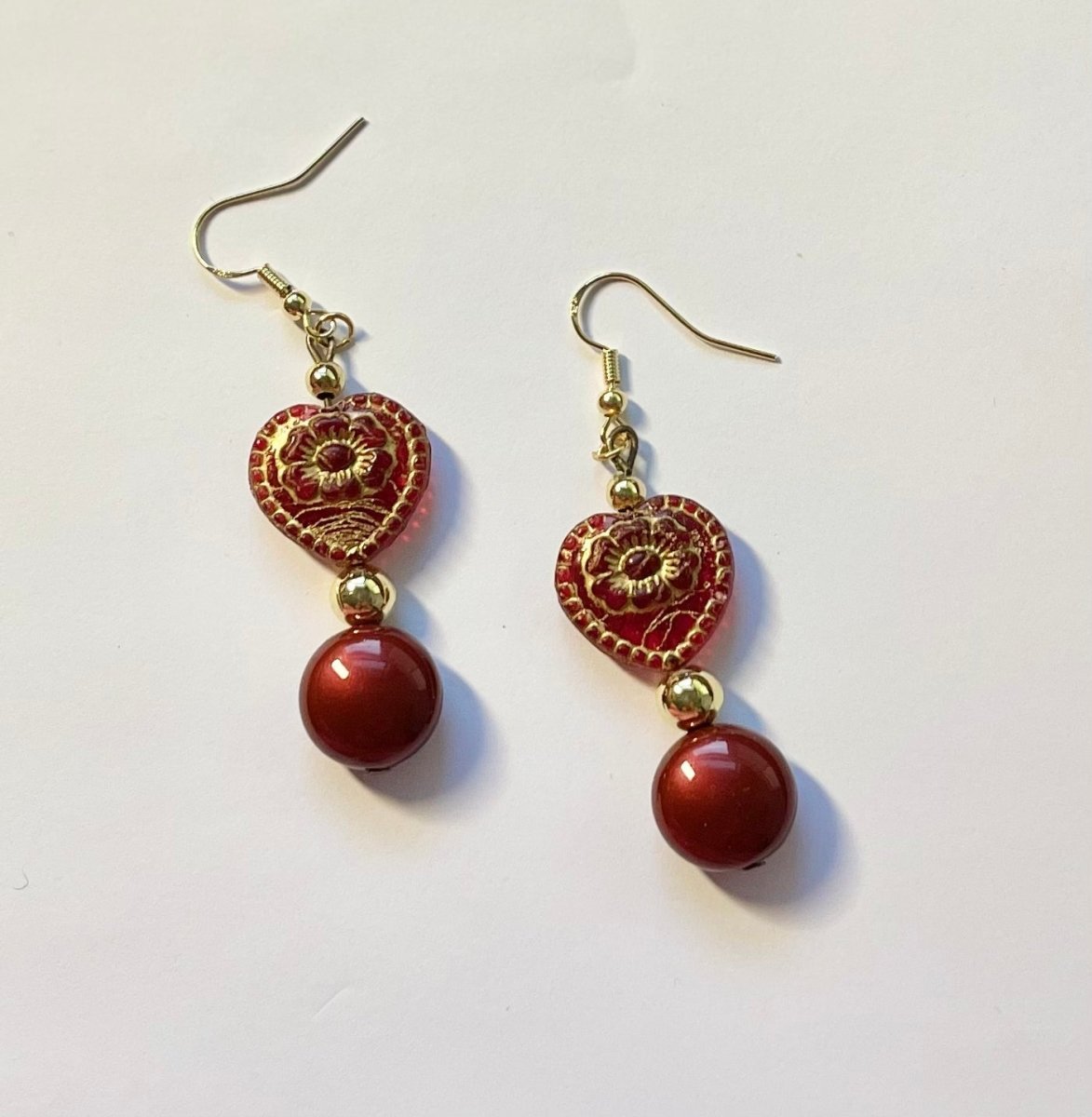 Hearts of Glass Earrings - Bodacious Bijous