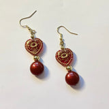 Hearts of Glass Earrings - Bodacious Bijous