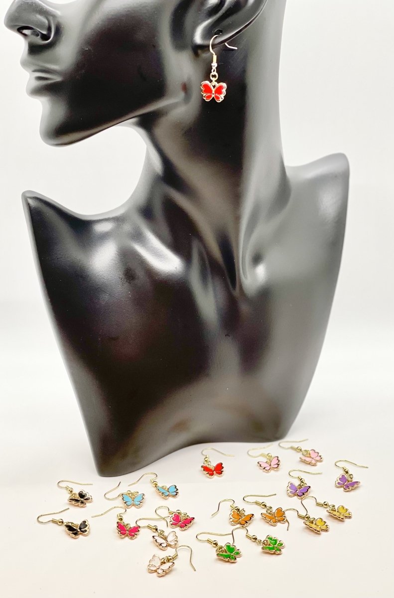 Mini Butterfly Earrings - Bodacious Bijous