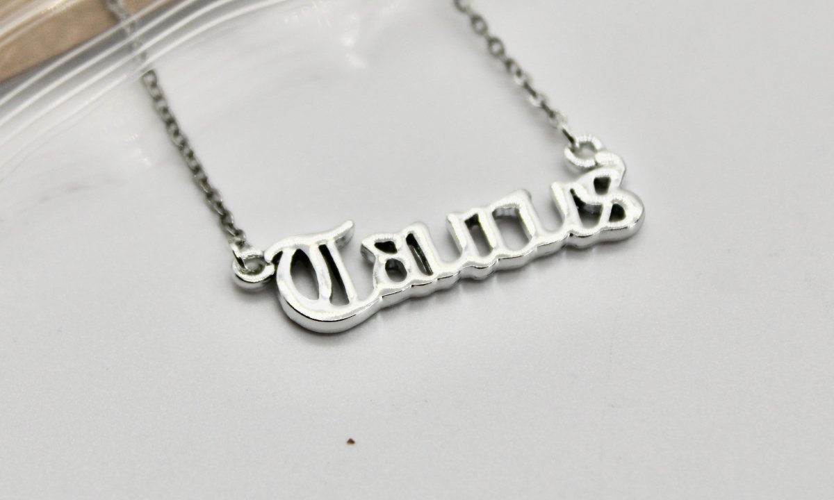 What's Your Sign Zodiac Name Necklace - Bodacious Bijous