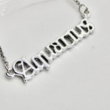 What's Your Sign Zodiac Name Necklace - Bodacious Bijous