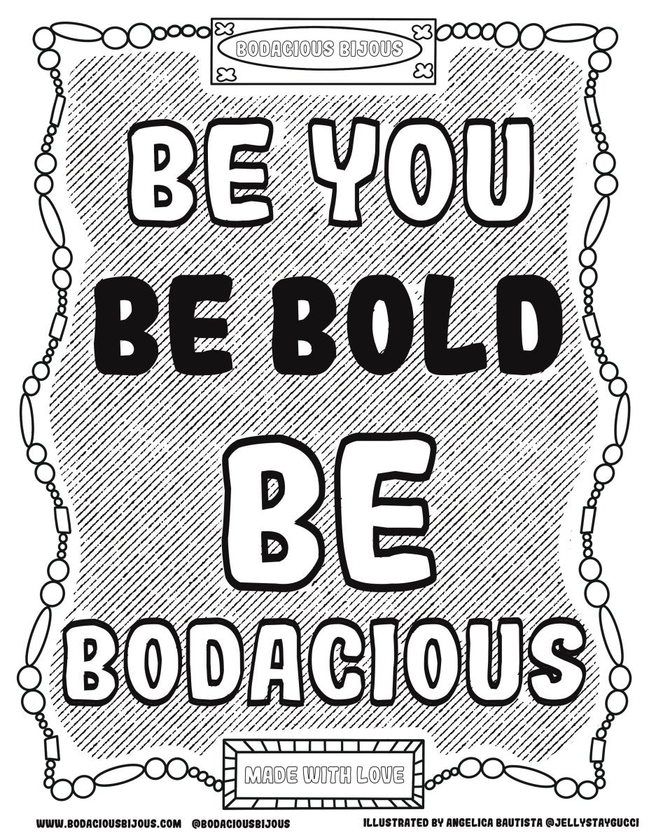 Artist Created Coloring Pages - Bodacious Bijous LLC