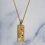 Aquarius Zodiac Necklace - Bodacious Bijous LLC