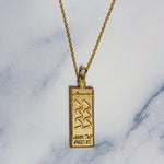 Aquarius Zodiac Necklace - Bodacious Bijous LLC