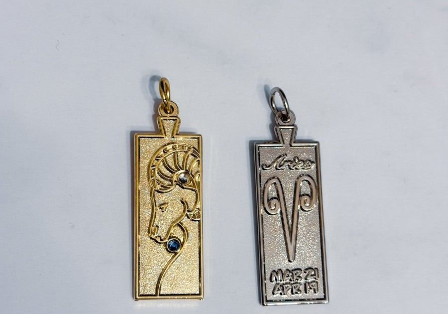 Aries Zodiac Necklace - Bodacious Bijous LLC