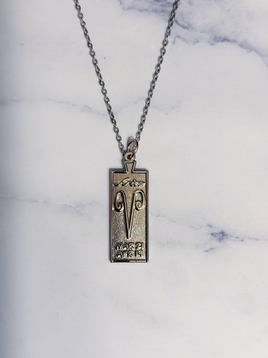 Aries Zodiac Necklace - Bodacious Bijous LLC