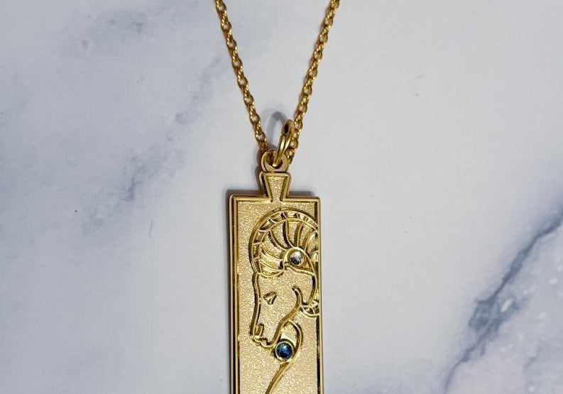 Aries Zodiac Necklace - Bodacious Bijous LLC