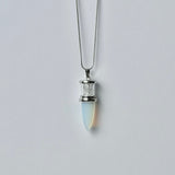 Bullet Style Stone Necklace - Bodacious Bijous LLC