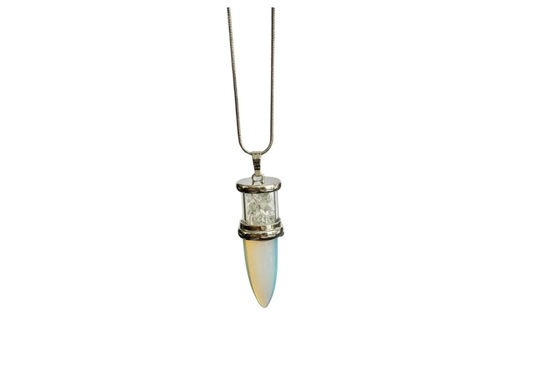 Bullet Style Stone Necklace - Bodacious Bijous