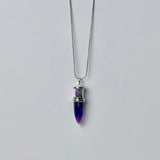 Bullet Style Stone Necklace - Bodacious Bijous LLC