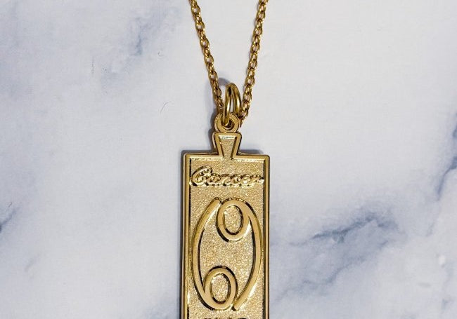 Cancer Zodiac Necklace - Bodacious Bijous LLC