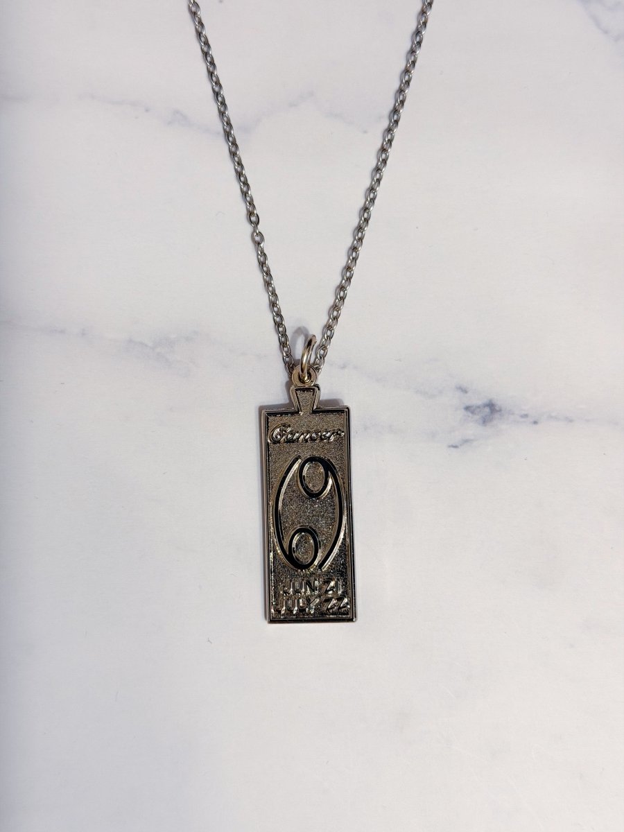Cancer Zodiac Necklace - Bodacious Bijous LLC