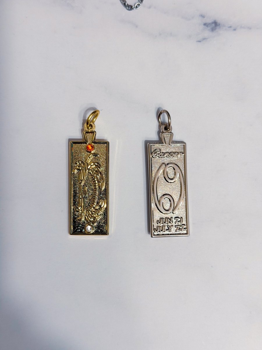 Cancer Zodiac Necklace - Bodacious Bijous LLC