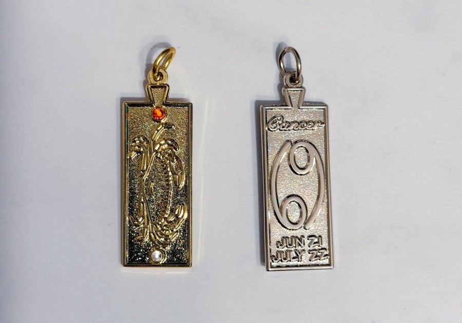 Cancer Zodiac Necklace - Bodacious Bijous LLC