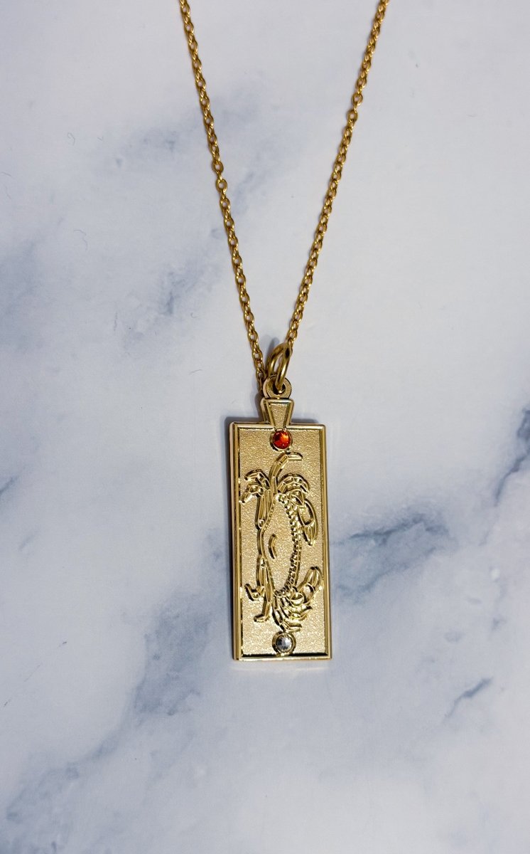 Cancer Zodiac Necklace - Bodacious Bijous LLC