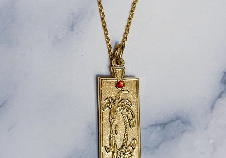 Cancer Zodiac Necklace - Bodacious Bijous LLC