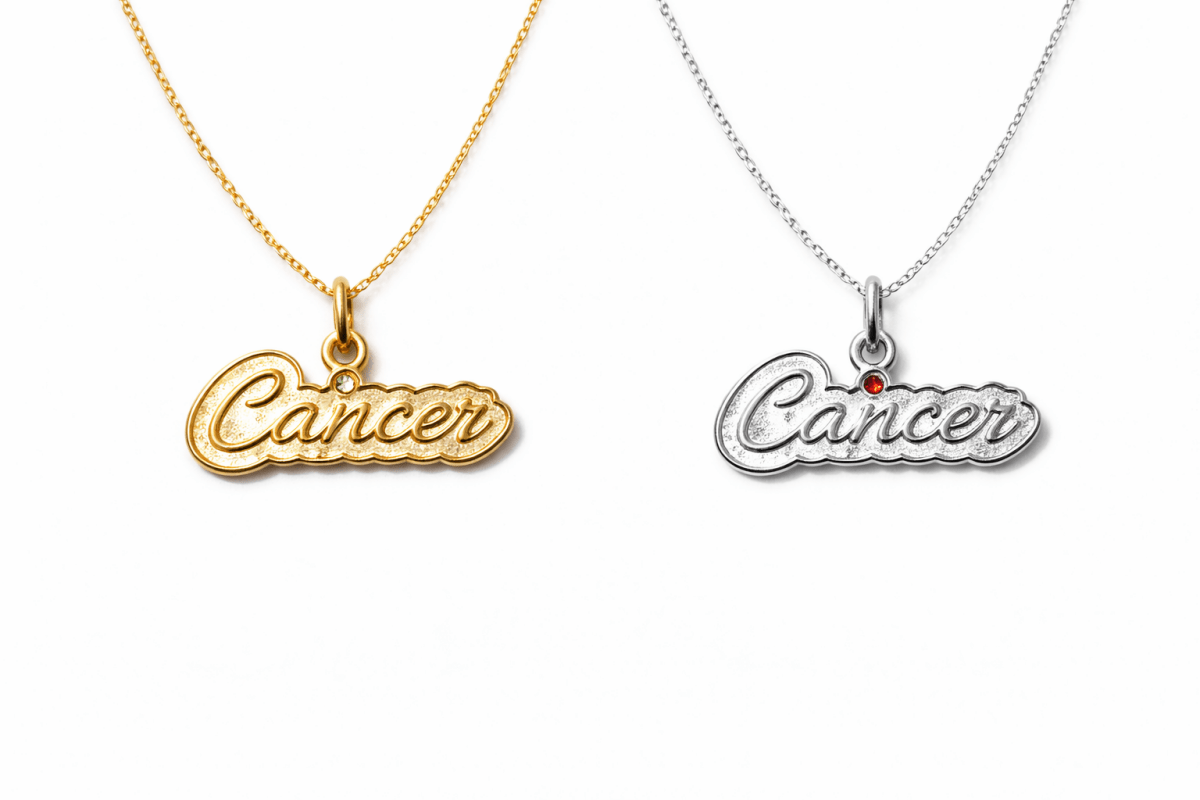 Cancer Zodiac Necklace – Bodacious Zodiac Signature Collection - Bodacious Bijous LLC
