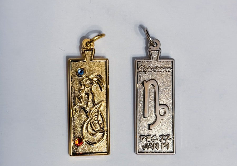 Capricorn Zodiac Necklace - Bodacious Bijous LLC