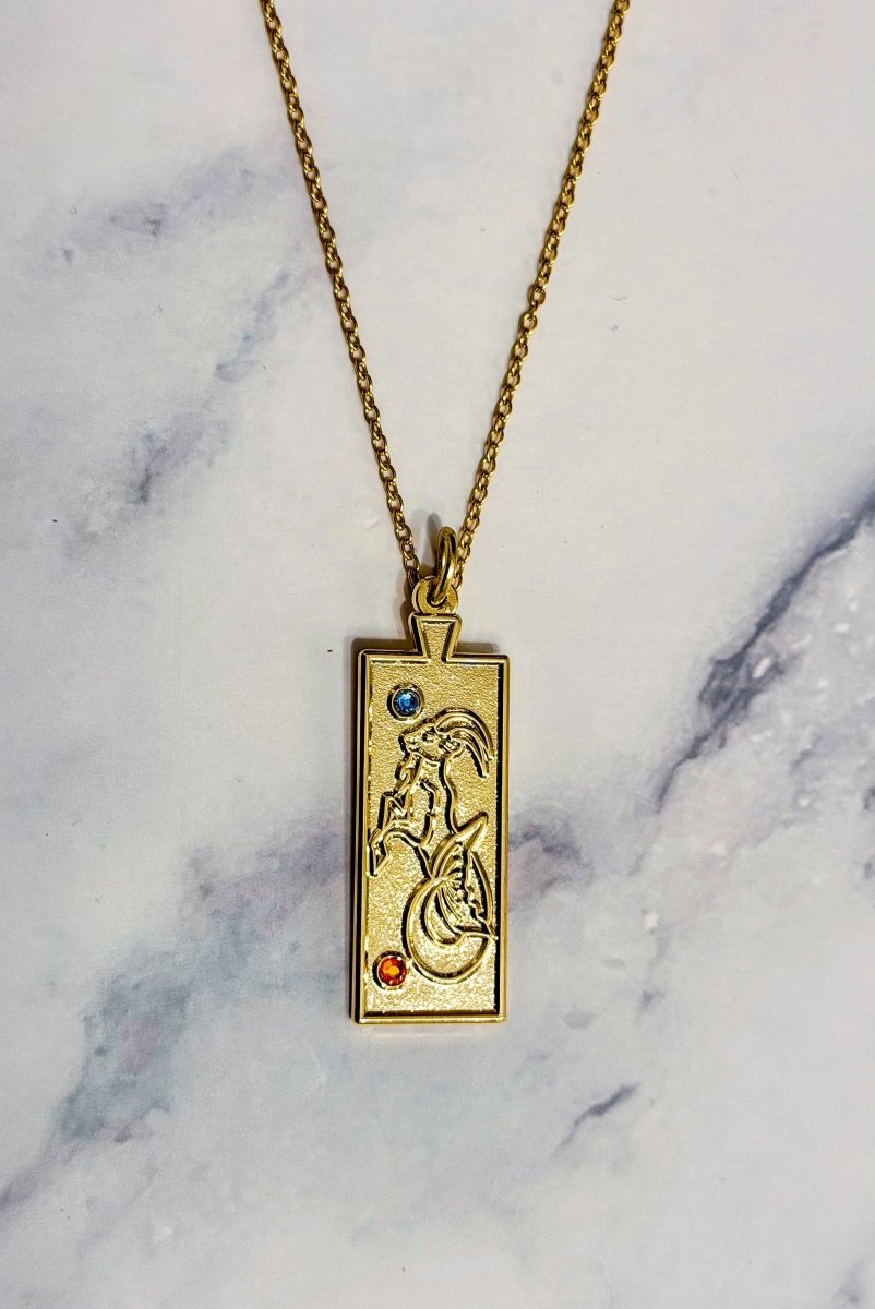 Capricorn Zodiac Necklace - Bodacious Bijous LLC