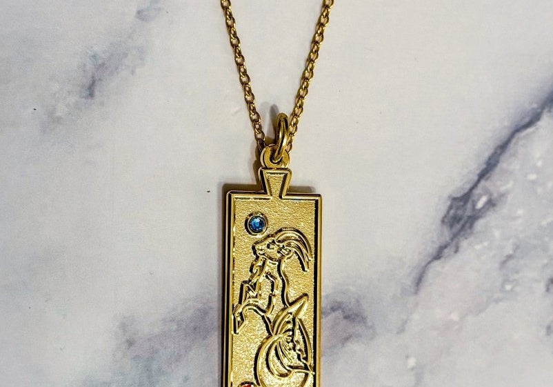 Capricorn Zodiac Necklace - Bodacious Bijous LLC