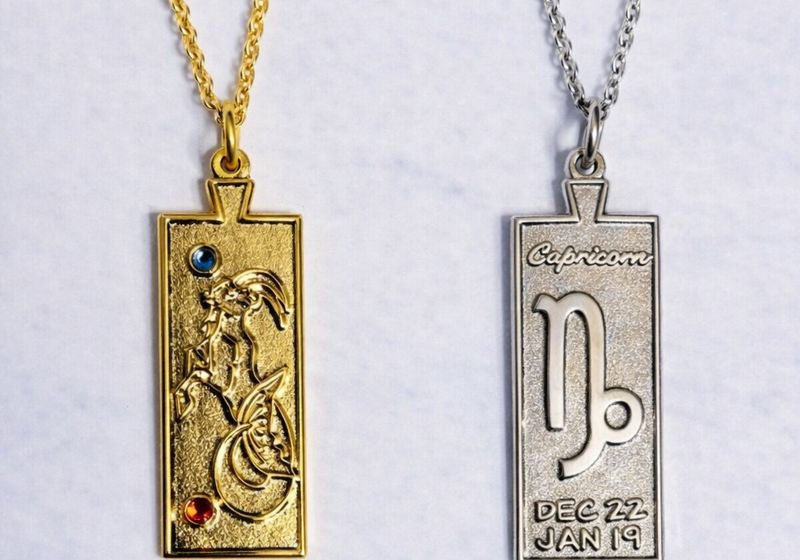 Capricorn Zodiac Necklace - The Bodacious Zodiac Collection - Bodacious Bijous LLC