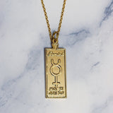 Gemini Zodiac Necklace - Bodacious Bijous LLC