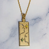 Gemini Zodiac Necklace - Bodacious Bijous LLC