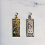 Gemini Zodiac Necklace - Bodacious Bijous LLC