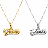 Gemini Zodiac Necklace – Bodacious Zodiac Signature Collection - Bodacious Bijous LLC