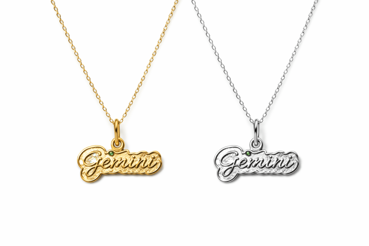 Gemini Zodiac Necklace – Bodacious Zodiac Signature Collection - Bodacious Bijous LLC