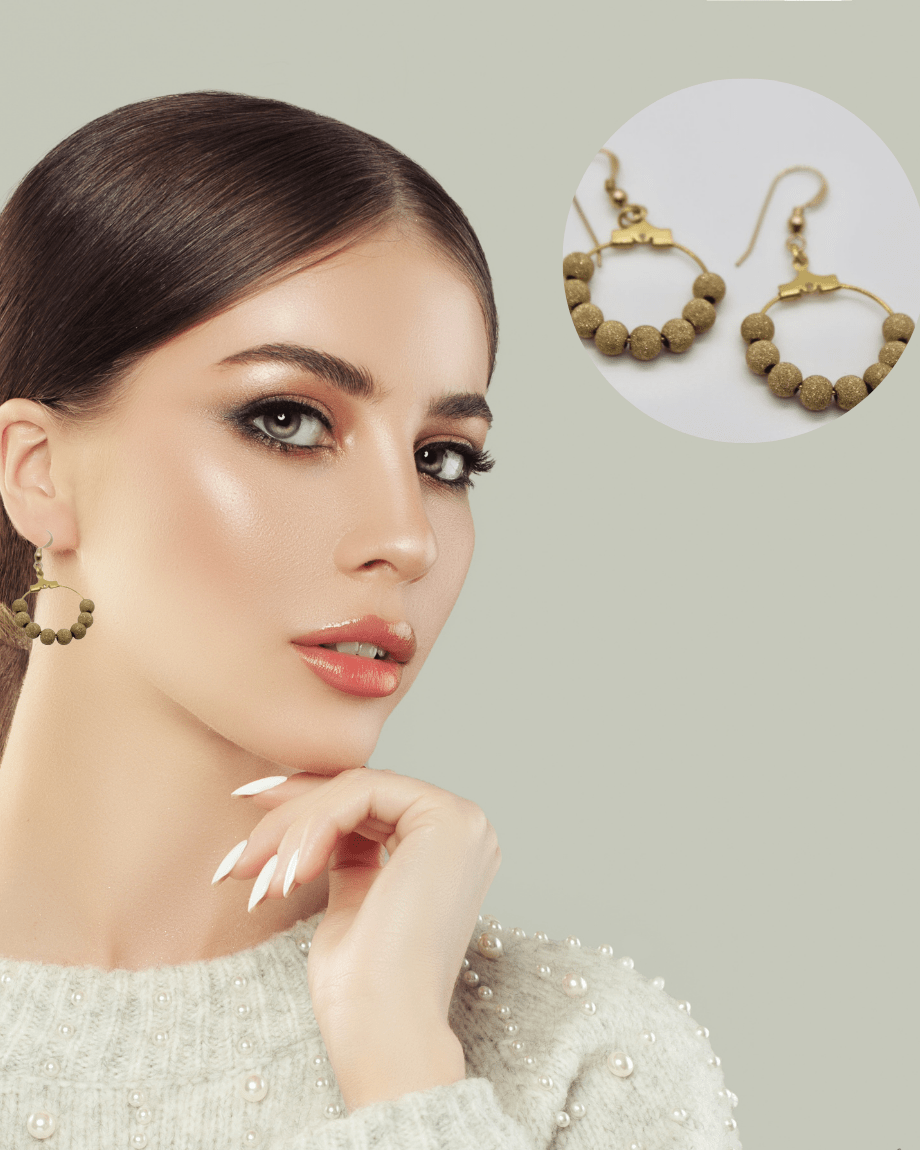 Golden Hoop Earrings - Bodacious Bijous LLC