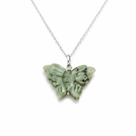 Hand Carved Butterfly Necklace - Bodacious Bijous LLC