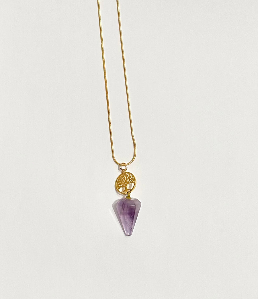Pendulum Style Stone with Tree of Life