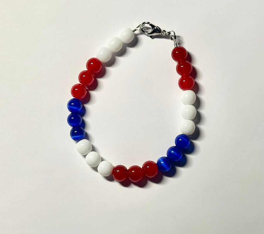 Boricua Brilliance Bead Bracelet