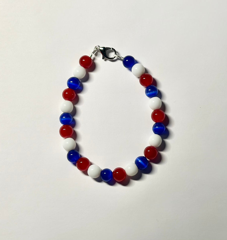 Boricua Brilliance Bead Bracelet