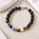 Lava Chakra Bead Bracelet - Bodacious Bijous LLC
