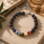 Lava Chakra Bead Bracelet - Bodacious Bijous LLC
