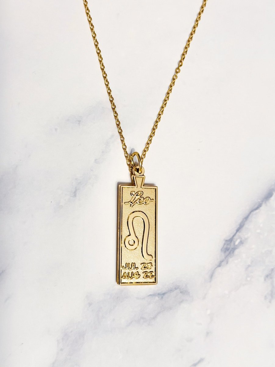 Leo Zodiac Necklace - Bodacious Bijous LLC