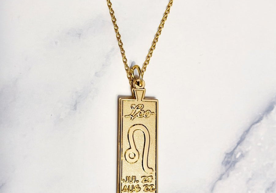 Leo Zodiac Necklace - Bodacious Bijous LLC