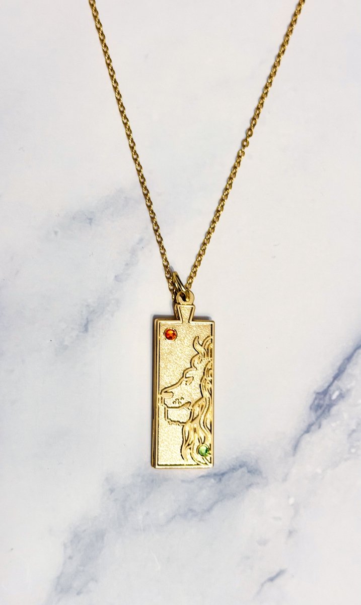Leo Zodiac Necklace - Bodacious Bijous LLC