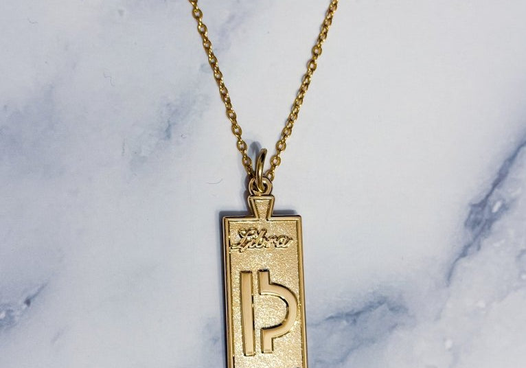 Libra Zodiac Necklace - Bodacious Bijous LLC