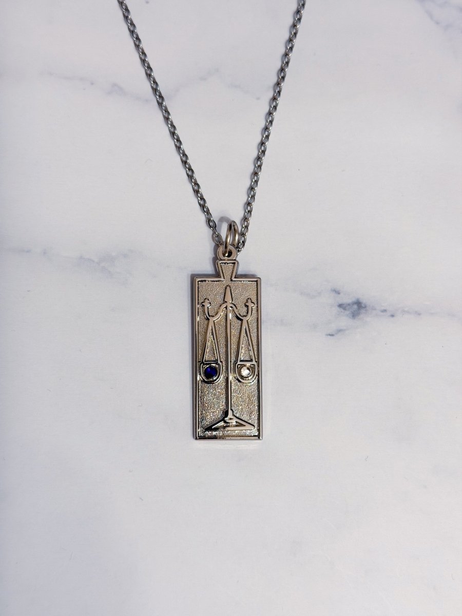 Libra Zodiac Necklace - Bodacious Bijous LLC