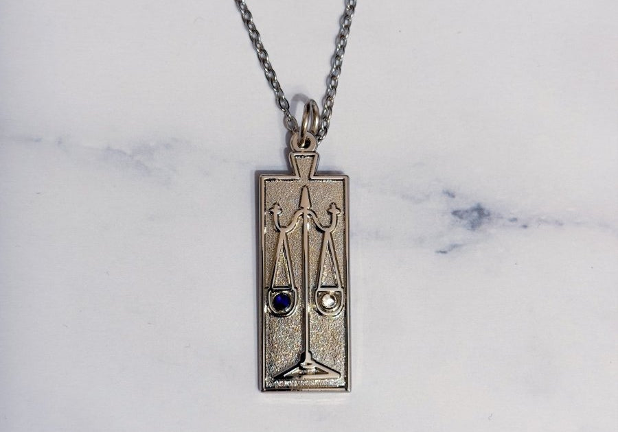 Libra Zodiac Necklace - Bodacious Bijous LLC