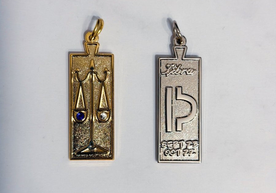 Libra Zodiac Necklace - Bodacious Bijous LLC