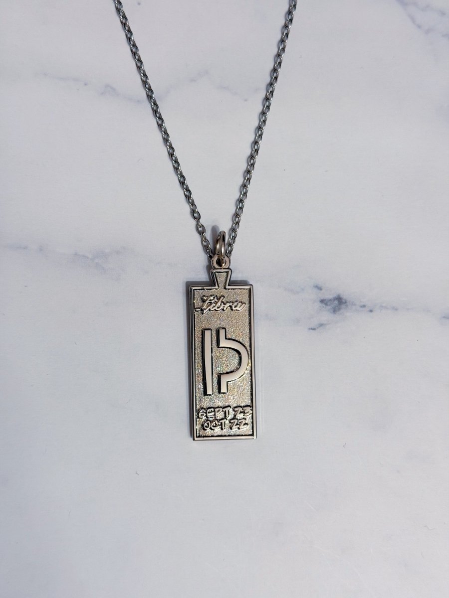 Libra Zodiac Necklace - Bodacious Bijous LLC