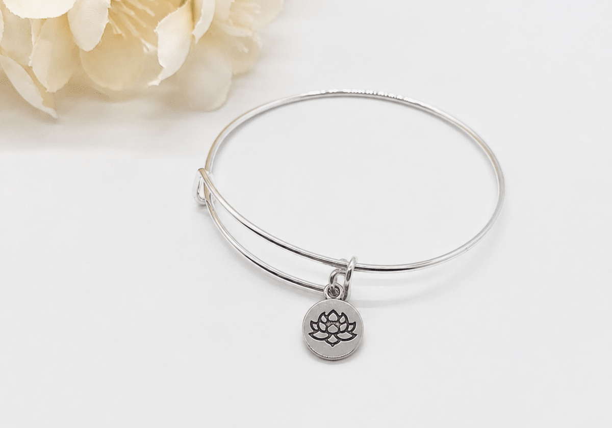 Lotus Flower Charm Bracelets - Bodacious Bijous LLC