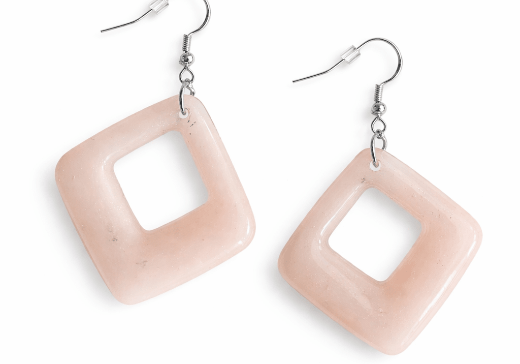 Nude Mod Style Earrings - Bodacious Bijous LLC
