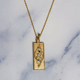 Pisces Zodiac Necklace - Bodacious Bijous LLC